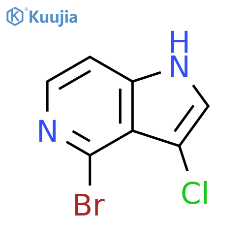 4-BroMo-3-chloro-5-azaindole structure
