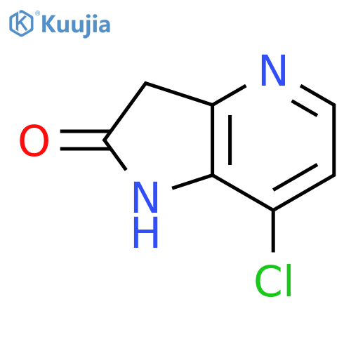 7-chloro-1,3-dihydropyrrolo[3,2-b]pyridin-2-one structure
