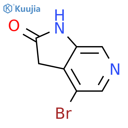 4-bromo-1H,2H,3H-pyrrolo[2,3-c]pyridin-2-one structure
