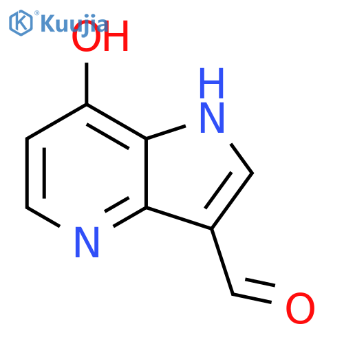 7-Hydroxy-4-azaindole-3-carbaldehyde structure