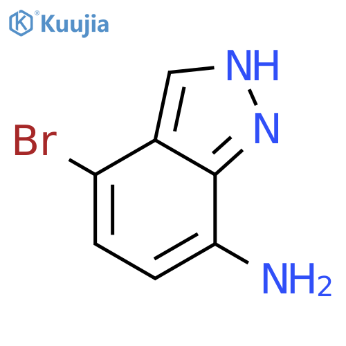4-Bromo-1H-indazol-7-amine structure