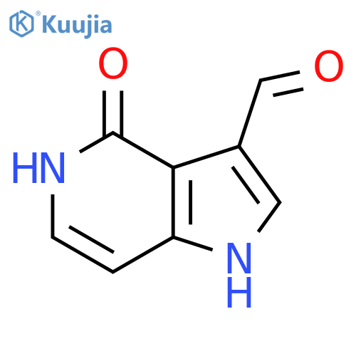 4-Hydroxy-5-azaindole-3-carbaldehyde structure