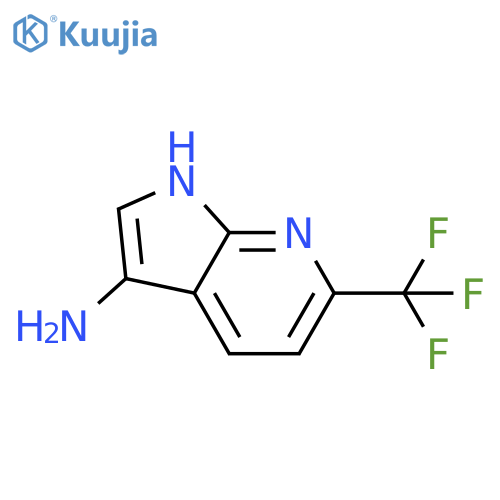 6-(Trifluoromethyl)-1H-pyrrolo[2,3-b]pyridin-3-amine structure