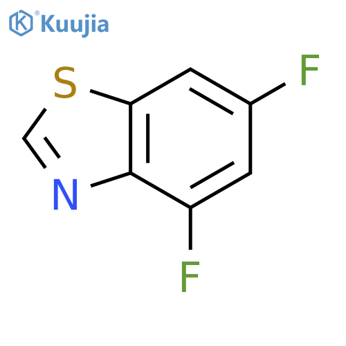 4,6-difluoro-1,3-benzothiazole structure