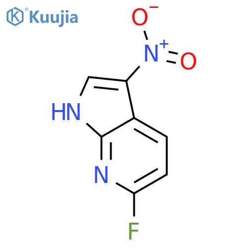 6-Fluoro-3-nitro-7-azaindole structure
