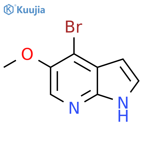 4-Bromo-5-methoxy-1H-pyrrolo[2,3-b]pyridine structure