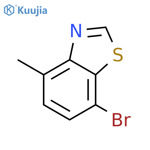 7-Bromo-4-methylbenzothiazole structure