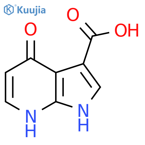 4-Hydroxy-1H-pyrrolo[2,3-b]pyridine-3-carboxylic acid structure