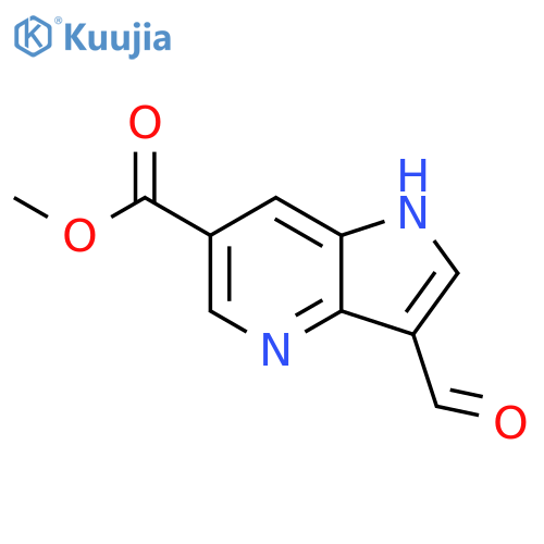 Methyl 3-Formyl-1H-pyrrolo3,2-bpyridine-6-carboxylate structure
