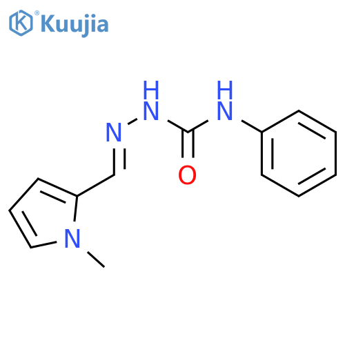 Hydrazinecarboxamide,2-[(1-methyl-1H-pyrrol-2-yl)methylene]-N-phenyl- structure