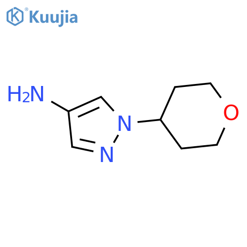 1-(oxan-4-yl)-1H-pyrazol-4-amine structure