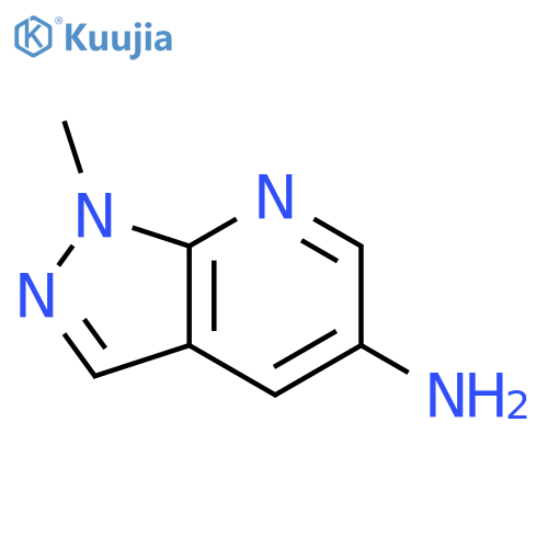 1-Methyl-1H-pyrazolo3,4-bpyridin-5-amine structure