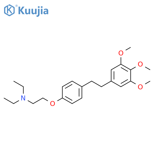 Ethanamine, N,N-diethyl-2-[4-[2-(3,4,5-trimethoxyphenyl)ethyl]phenoxy]- structure