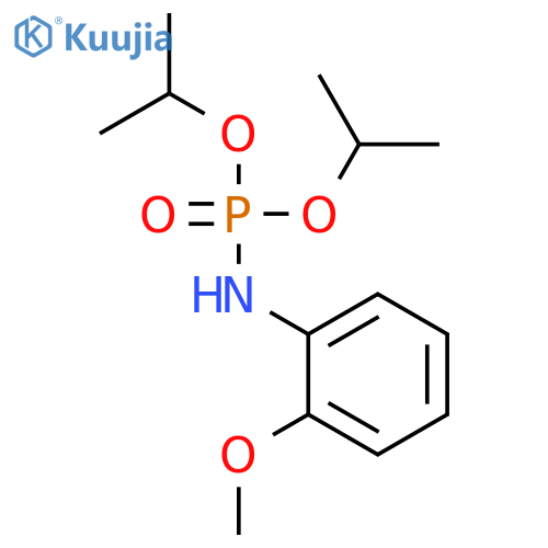 Phosphoramidic acid, (2-methoxyphenyl)-, bis(1-methylethyl) ester structure