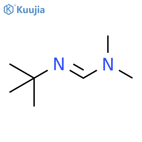 Methanimidamide, N'-(1,1-dimethylethyl)-N,N-dimethyl-, (1E)- structure