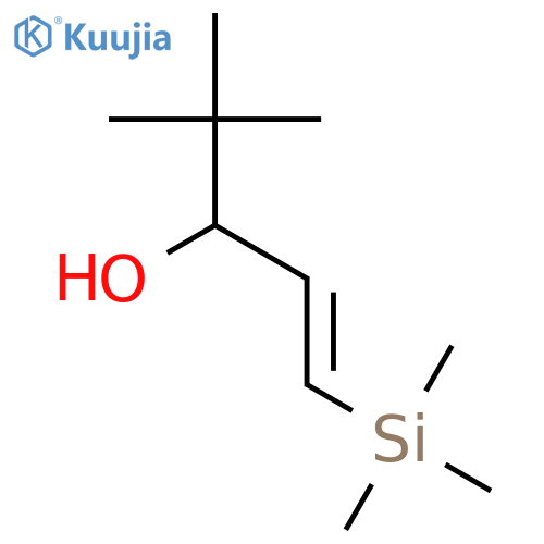 1-Penten-3-ol, 4,4-dimethyl-1-(trimethylsilyl)-, (E)-(±)- structure