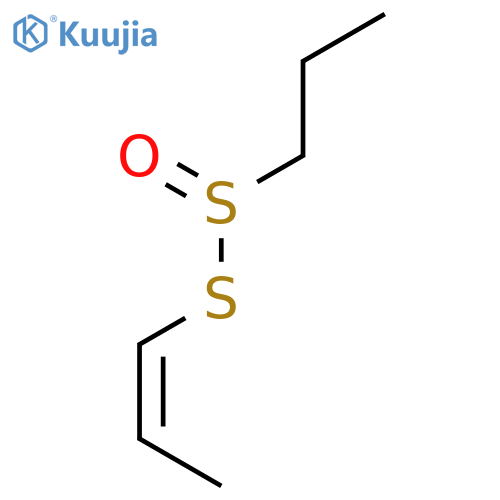 1-Propanesulfinothioic acid, S-(1Z)-1-propenyl ester structure