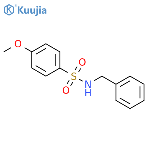 N-benzyl-4-methoxybenzene-1-sulfonamide structure