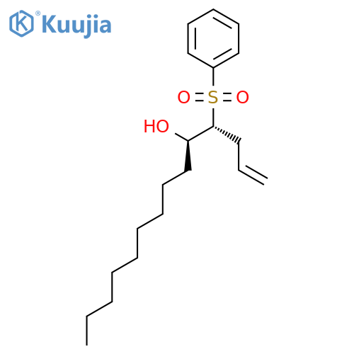 1-Tetradecen-5-ol, 4-(phenylsulfonyl)-, (R*,R*)- structure