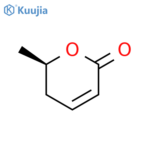 (6R)-6-methyl-5,6-dihydro-2H-pyran-2-one structure