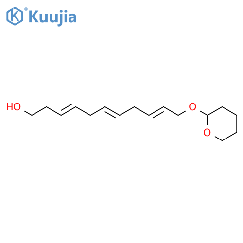 11-(oxan-2-yloxy)undeca-3,6,9-trien-1-ol structure