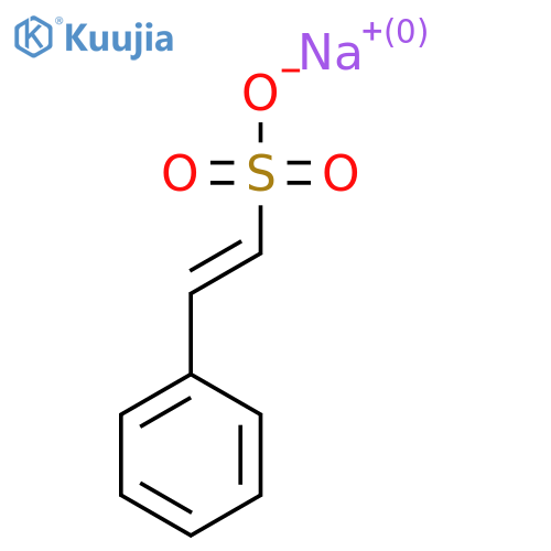 sodium 2-phenylethene-1-sulfonate structure