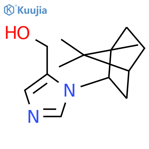1H-Imidazole-5-methanol, 1-(1,7,7-trimethylbicyclo[2.2.1]hept-2-yl)- structure