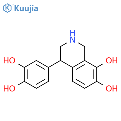 7,8-Isoquinolinediol,4-(3,4-dihydroxyphenyl)-1,2,3,4-tetrahydro- structure
