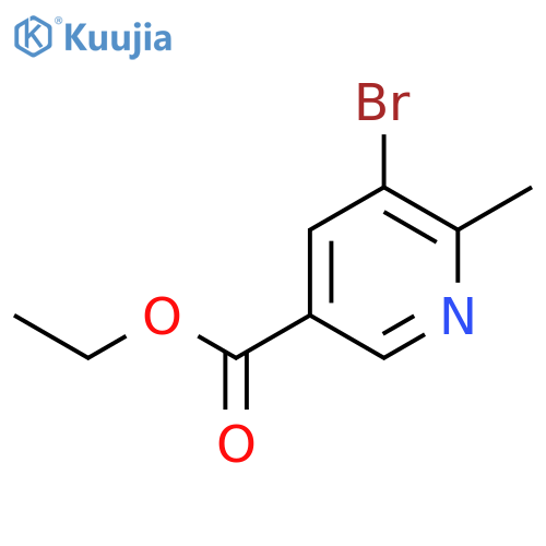 Ethyl 5-bromo-6-methylnicotinate structure