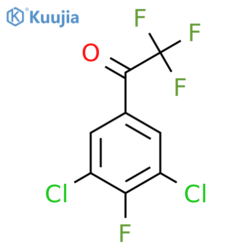 1-(3,5-dichloro-4-fluoro-phenyl)-2,2,2-trifluoro-ethanone structure