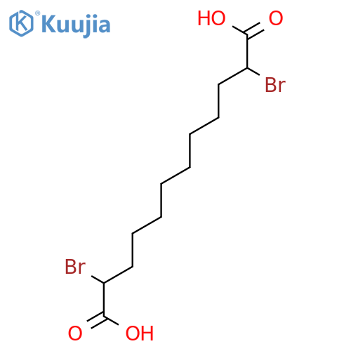 Dodecanedioic acid, 2,11-dibromo- structure