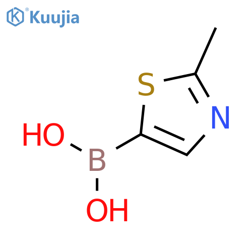 2-Methyl-5-thiazolyl-boronic Acid structure