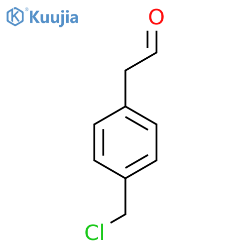 2-4-(Chloromethyl)phenylacetaldehyde structure