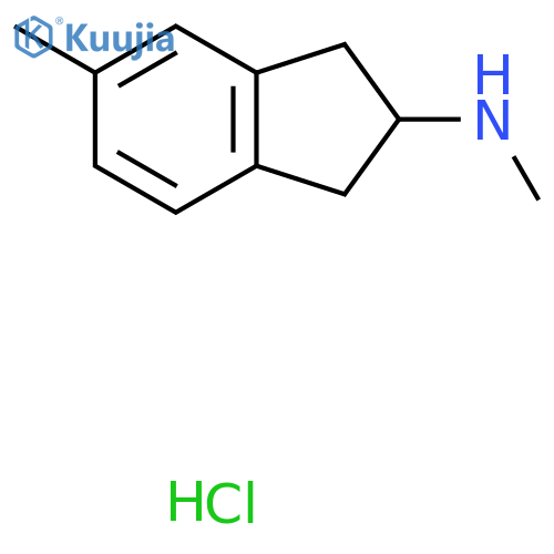 N,5-dimethyl-2,3-dihydro-1H-inden-2-amine hydrochloride structure