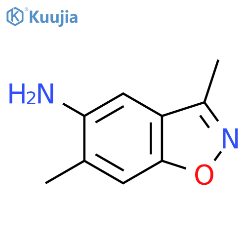 3,6-Dimethyl-1,2-benzisoxazol-5-amine structure