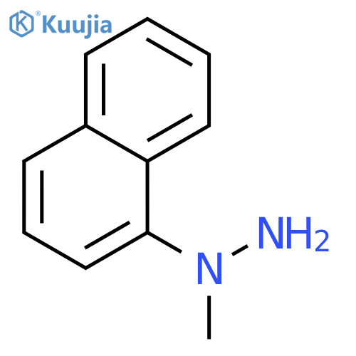 Hydrazine,1-methyl-1-(1-naphthalenyl)- structure