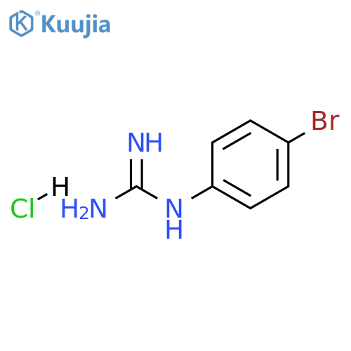 N-(4-bromophenyl)guanidine hydrochloride structure