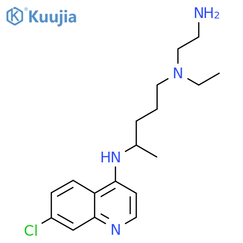N1-(2-Aminoethyl)-N4-(7-chloroquinolin-4-yl)-N1-ethylpentane-1,4-diamine structure