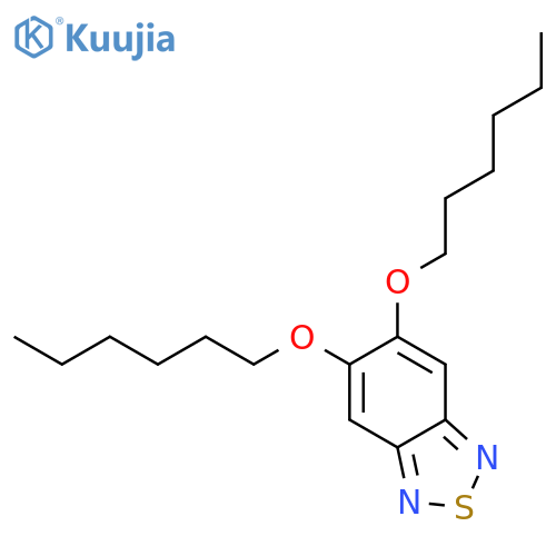 5,6-bis(hexyloxy)benzo[c][1,2,5]thiadiazole structure