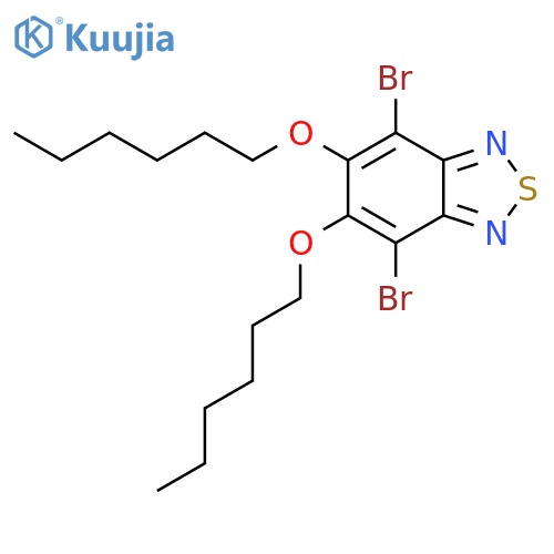 4,7-Dibromo-5,6-bis(hexyloxy)benzo[c][1,2,5]thiadiazole structure