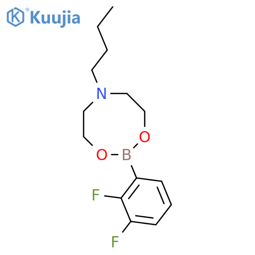 6-Butyl-2-(2,3-difluorophenyl)-1,3,6,2-dioxazaborocane structure