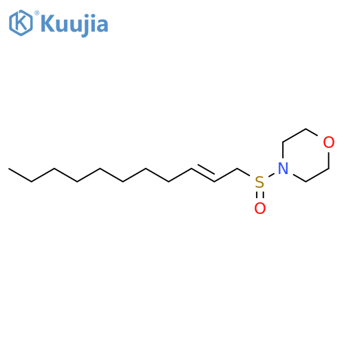Morpholine, 4-[(2E)-2-undecen-1-ylsulfinyl]- structure