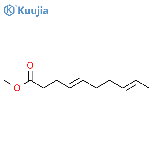 4,8-Decadienoic acid,methyl ester structure