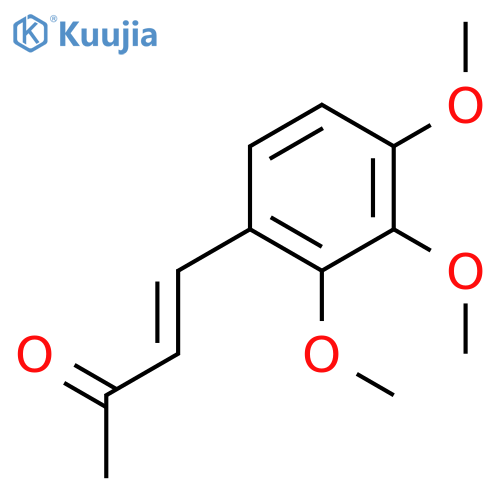 (3e)-4-(2,3,4-trimethoxyphenyl)-3-buten-2-one structure