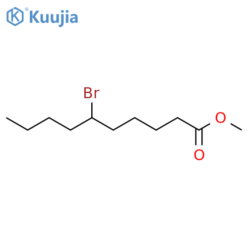 Decanoic acid, 6-bromo-, methyl ester structure