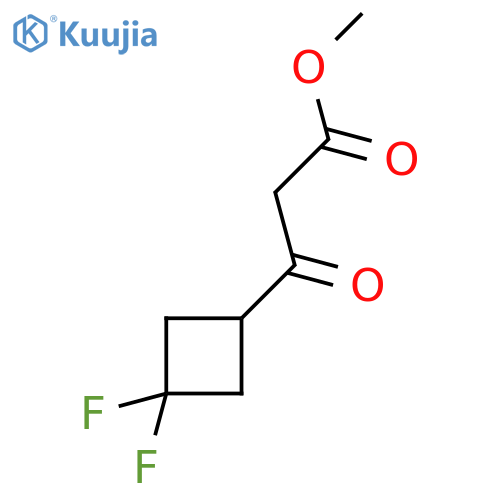 Methyl 3-(3,3-difluorocyclobutyl)-3-oxopropanoate structure