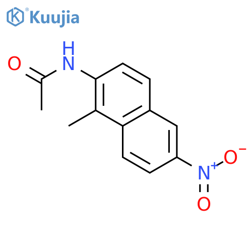 Acetamide, N-(1-methyl-6-nitro-2-naphthalenyl)- structure