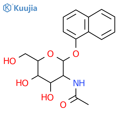 1-Naphthyl 2-acetamido-2-deoxy-b-D-galactopyranoside structure