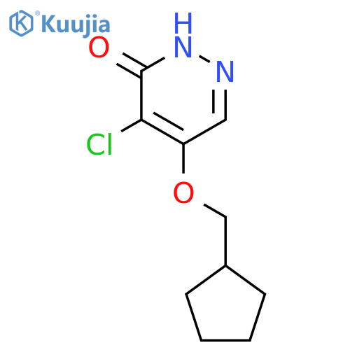 4-Chloro-5-(cyclopentylmethoxy)pyridazin-3(2H)-one structure