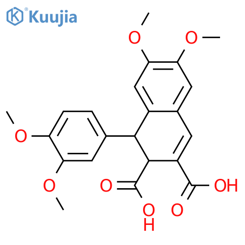 2,7'-Cyclo-3',4,4',5-tetrahydroxy-8,8'-lign-7-ene-9,9'-dioic acid; (7'R,8'S)-form, 3',4,4',5-Tetra-Me ether structure